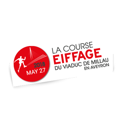 Logo Course Eiffage du Viaduc de Millau 2018